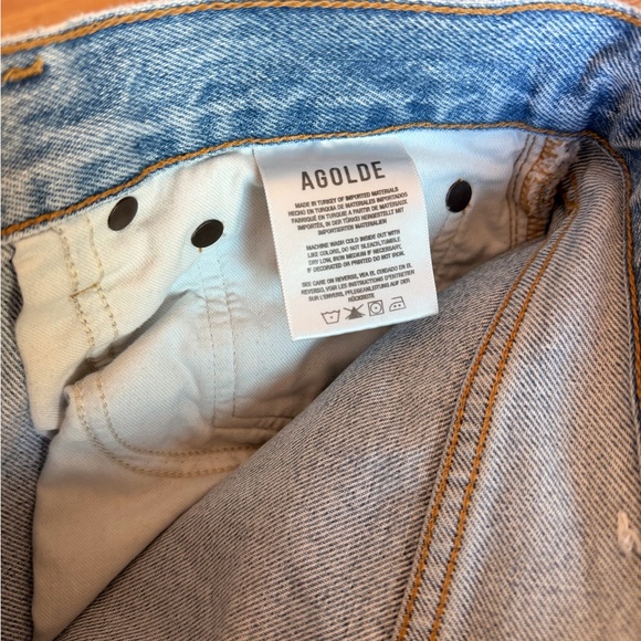 Agolde Fran Low-Slung Straight Jeans - Picture 3 of 8